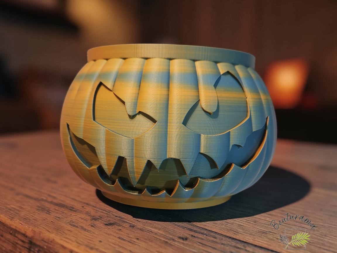 Cache-pot Citrouille 3"